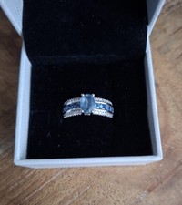 Bague blanc saphirs d'occasion Bague blanc saphirs d'occasion  Saint-Apollinaire