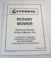 Gearmore rotary mower for sale  Clayton