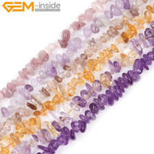 Contas de lascas de pedra natural para fazer joias 15" contas soltas atacado 6x8mm comprar usado  Enviando para Brazil