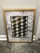 Marble gold geometric for sale  Clarksville