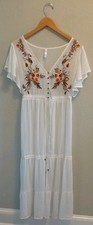 Boho floral embroidered for sale  Duluth