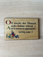 Vintage holzschild spruchtafel gebraucht kaufen  Göppingen