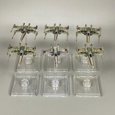 6 X-WING FIGHTERS T-65 MINIATURAS JOGO FANTASIA JOGOS DE VOO STAR WARS NAVE ESTELAR comprar usado  Enviando para Brazil