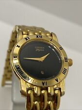 Citizen Elegance relógio feminino tom dourado analógico nova bateria, usado comprar usado  Enviando para Brazil