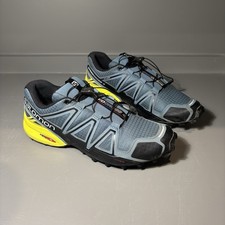 Tênis de corrida Salomon Speedcross 3 trilha 2022 azul preto amarelo tamanho 10 comprar usado  Enviando para Brazil
