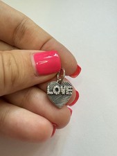 NOVO Berloque Pingente Coração de Amor Gravável Pandora comprar usado  Enviando para Brazil