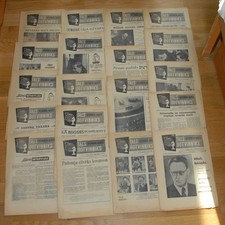 World Chess Crown Re-Match Tal-Botvinnik 1961 Latvian Bulletins Whole Set №1-19, usado comprar usado  Enviando para Brazil
