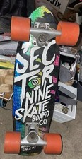 Sector Nine Skate Board Co. skate de surf, rodas grandes laranja feitas na Califórnia comprar usado  Enviando para Brazil
