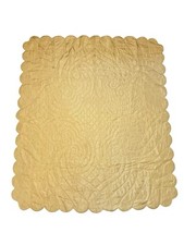 Usado, Cobertor de cetim acolchoado vintage Eleanor Beard Cottage Industries 64”x74” reversível comprar usado  Enviando para Brazil