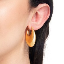 Orecchini hoop minimal usato  Marcianise