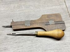 Vintage leathercraft wooden for sale  PRESTON