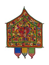 Vintage embroidered ganesh for sale  TROWBRIDGE