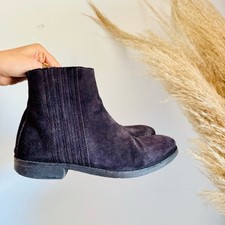 Botas de tornozelo ALLSAINTS couro camurça preto lavado Chelsea 41 10.5 comprar usado  Enviando para Brazil