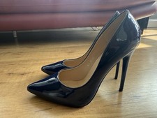Navy patent shoes for sale  WIDNES
