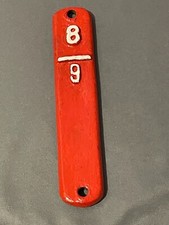 Caja de señal ferroviaria LNWR Londres y noroeste placa de palanca hierro fundido " 8/9" segunda mano  Embacar hacia Mexico