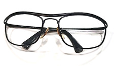 Óculos de sol Ray Ban RB3119 004 envoltório olímpico armação de metal preto 62-19 Itália comprar usado  Enviando para Brazil