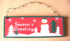 Season greetings wood for sale  Parker