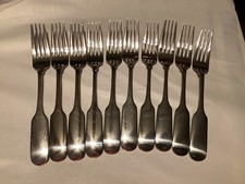 Garfos de jantar MSE -TEN (10) 7 7/8” - Martha Stewart, MFS10 violino de aço inoxidável, usado comprar usado  Enviando para Brazil