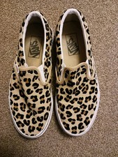 Vans slip leopard for sale  BRISTOL