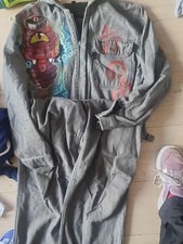 Vtg denim boilersuit for sale  FAREHAM
