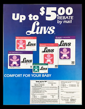 1984 luvs disposable for sale  Mc Afee