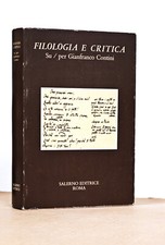 Filologia critica per usato  Pescara