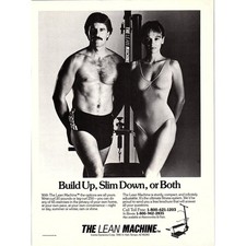 The Lean Machine máquina de exercício Inertia Dynamics Corp Tempe AZ 1984 anúncio AF8-5 comprar usado  Enviando para Brazil