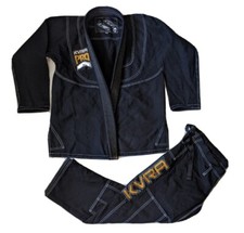 Esgotado! Calça KVRA PRO preta A0 Jui-jitsu artes marciais GI unissex quimono adulto comprar usado  Enviando para Brazil