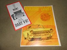 1964 DODGE DART 170, 270 & GT ORIGINAL 12-p. BROCHURA + '64 V-8 CATÁLOGO DOBRÁVEL comprar usado  Enviando para Brazil