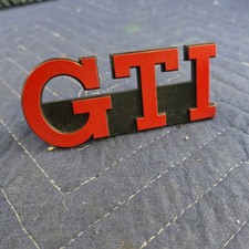 Emblema Volkswagen/VW fabricante de equipamento original GTI para MK1 , usado comprar usado  Enviando para Brazil