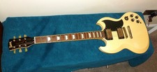 White burny guitar for sale  LEICESTER