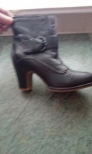 Clarks black leather for sale  ROCHDALE