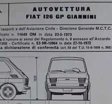 Fiat 126 giannini usato  Brescia