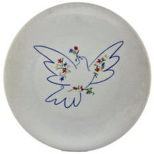 Assiette colombe porcelaine d'occasion  Vallauris