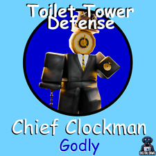 Chief Clockman | Toilet Tower Defense TTD  | Roblox comprar usado  Enviando para Brazil