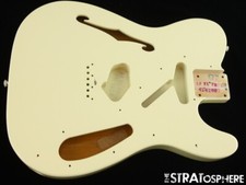 Usado, Teleguitarra Fender Squier Affinity Telecaster Thinline BODY branca olímpica. comprar usado  Enviando para Brazil