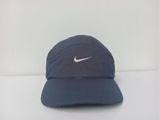 Antigo Boné de quadra de tênis Nike 6 painéis azul marinho escuro malha completa TAILWIND branco Swoosh comprar usado  Enviando para Brazil