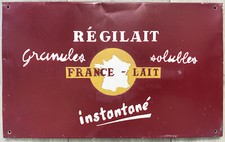 Tôle publicitaire lait d'occasion  France