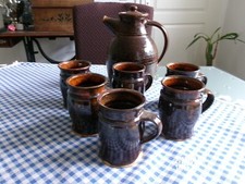 Steingut kaffeegedeck 7tlg gebraucht kaufen  Bad Freienwalde (Oder)