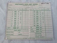 Wentworth golf club for sale  POOLE