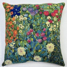 Capa almofada tapeçaria Hines Gustav Klimt flor jardim arte travesseiro lance acento, usado comprar usado  Enviando para Brazil
