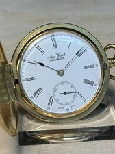 Aero Watch Neuchatel Vintage Taschenuhr Mechanisch Handaufzug Metall Gold Alt comprar usado  Enviando para Brazil