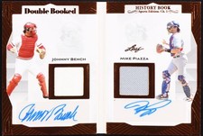 Johnny Bench /Mike Piazza 2023 Leaf History Book Sports Edition Chapter One /25 comprar usado  Enviando para Brazil