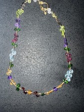 Colar semi precioso folheado a ouro 16" DESLUMBRANTE! comprar usado Colar semi precioso folheado a ouro 16" DESLUMBRANTE! comprar usado  Enviando para Brazil