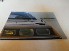 Catalogue renault alpine d'occasion  Pont-d'Ain