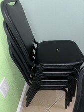 Stackable black metal for sale  Galveston