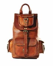 Usado, Mochila de Couro Genuína Laptop Mochila Masculina Viagem Vintage Nova Grande Masculina comprar usado  Enviando para Brazil