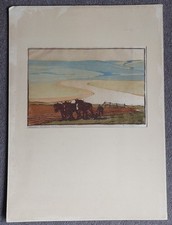 Morgan signed woodcut for sale  CIRENCESTER
