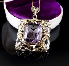 Antikschmuck anhänger amethys gebraucht kaufen  Zweibrücken
