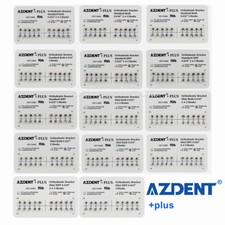 Suporte de metal ortodôntico dental AZDENT PLUS mini Roth/MBT 0.022/0.018 comprar usado  Enviando para Brazil